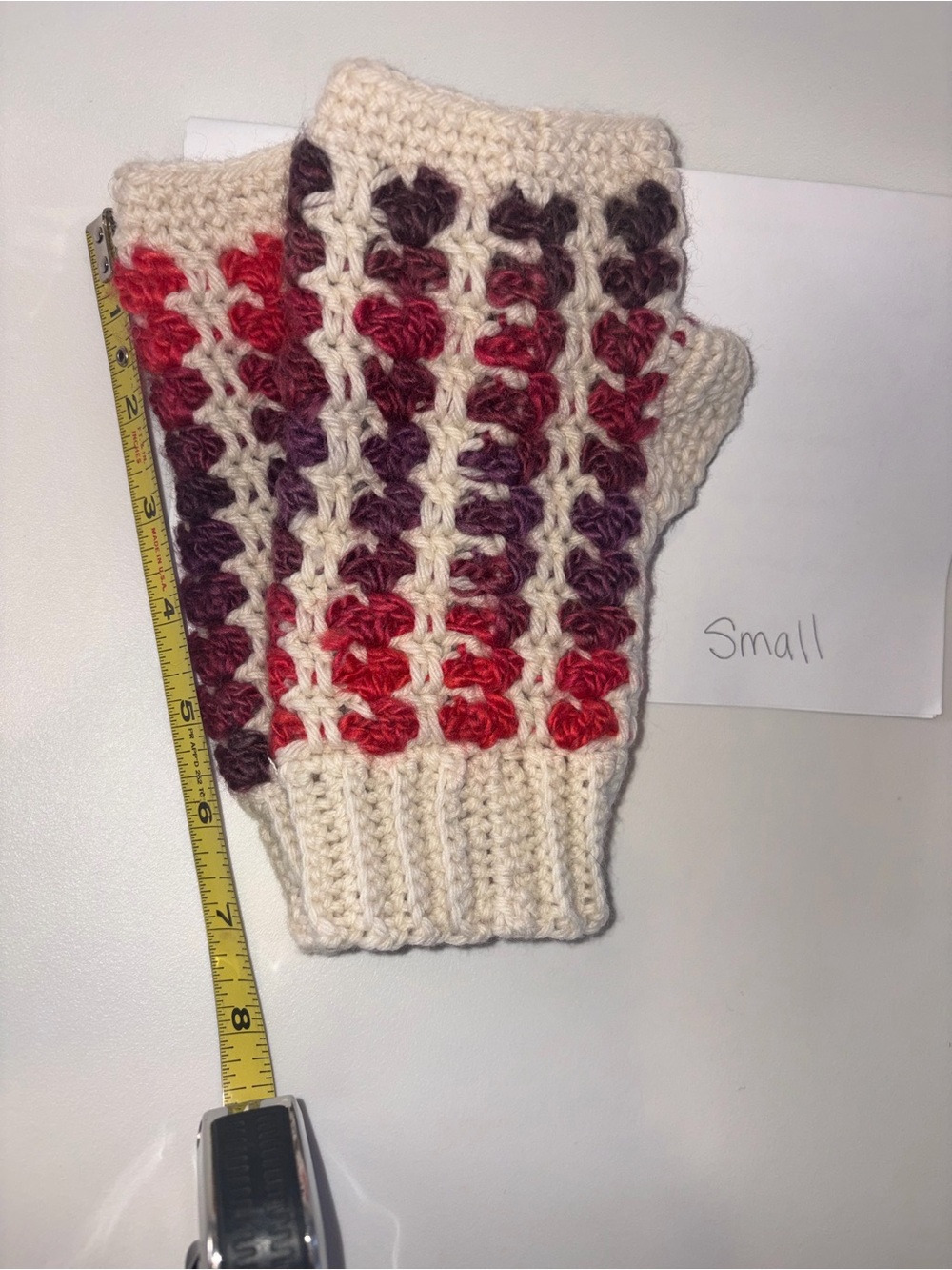 Handmade ladies fingerless gloves